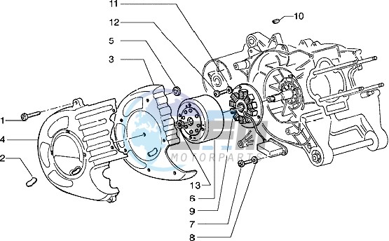 Flywheel magneto