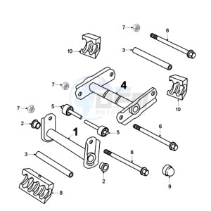 ELY 125DN EU drawing ENGINEMOUNT