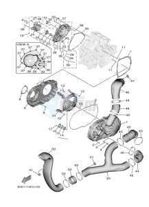 YXE850EN YXE85WPHL (BAN3) drawing CRANKCASE COVER 1