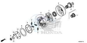 TRX420FA1E TRX420 Europe Direct - (ED) drawing STARTING CLUTCH