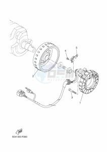 XSR700 MTM690 (BU32) drawing GENERATOR