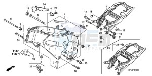 CBR1000RA9 Australia - (U / ABS MME) drawing FRAME BODY