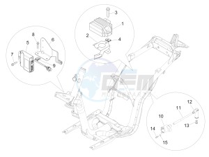 Liberty 125 4t Delivery e3 Single drawing Voltage Regulators - Electronic Control Units (ecu) - H.T. Coil