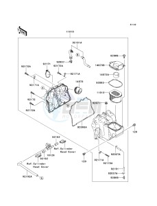 ZR 750 L [Z750 AU] (L7F-L8F) L7F drawing AIR CLEANER