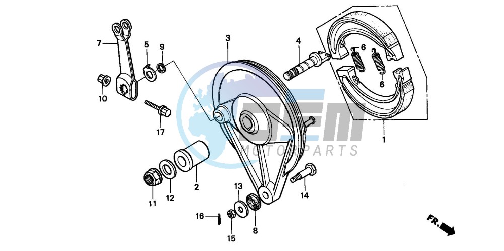 REAR BRAKE PANEL