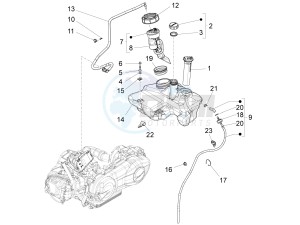 LXV 125 4T 3V E3 (APAC) drawing Fuel tank