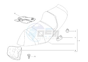 X8 125 drawing Saddle