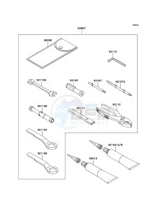 Z750_ABS ZR750M9F GB XX (EU ME A(FRICA) drawing Owner's Tools