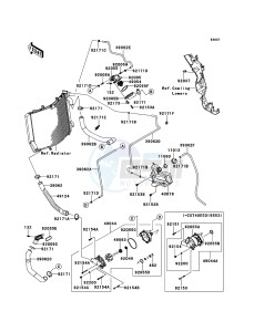 ZZR1400_ABS ZX1400FDFA FR GB XX (EU ME A(FRICA) drawing Water Pipe