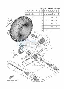 YXF850ES YXF85WPSK (BG4K) drawing REAR WHEEL 2