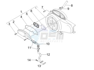 LX 50 4T-2V 25Kmh NL drawing Secondary air box