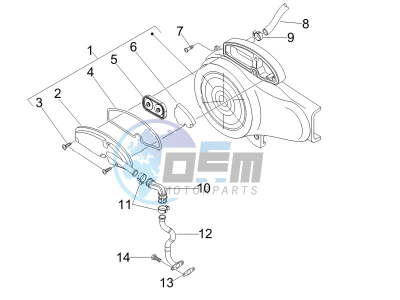 Secondary air box