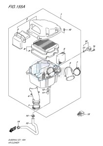 DL650X ABS V-STROM EU drawing AIR CLEANER