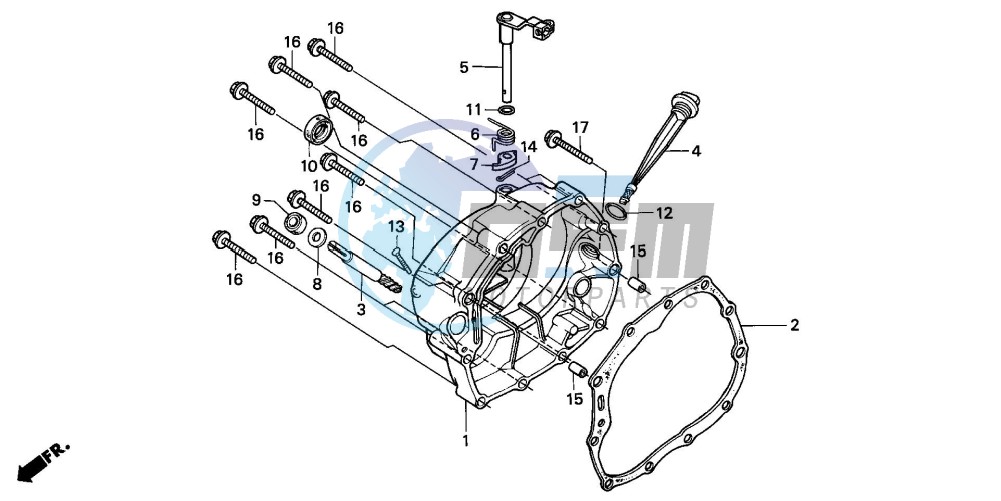 RIGHT CRANKCASE COVER