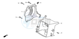 PK50M drawing SHROUD/FAN COVER