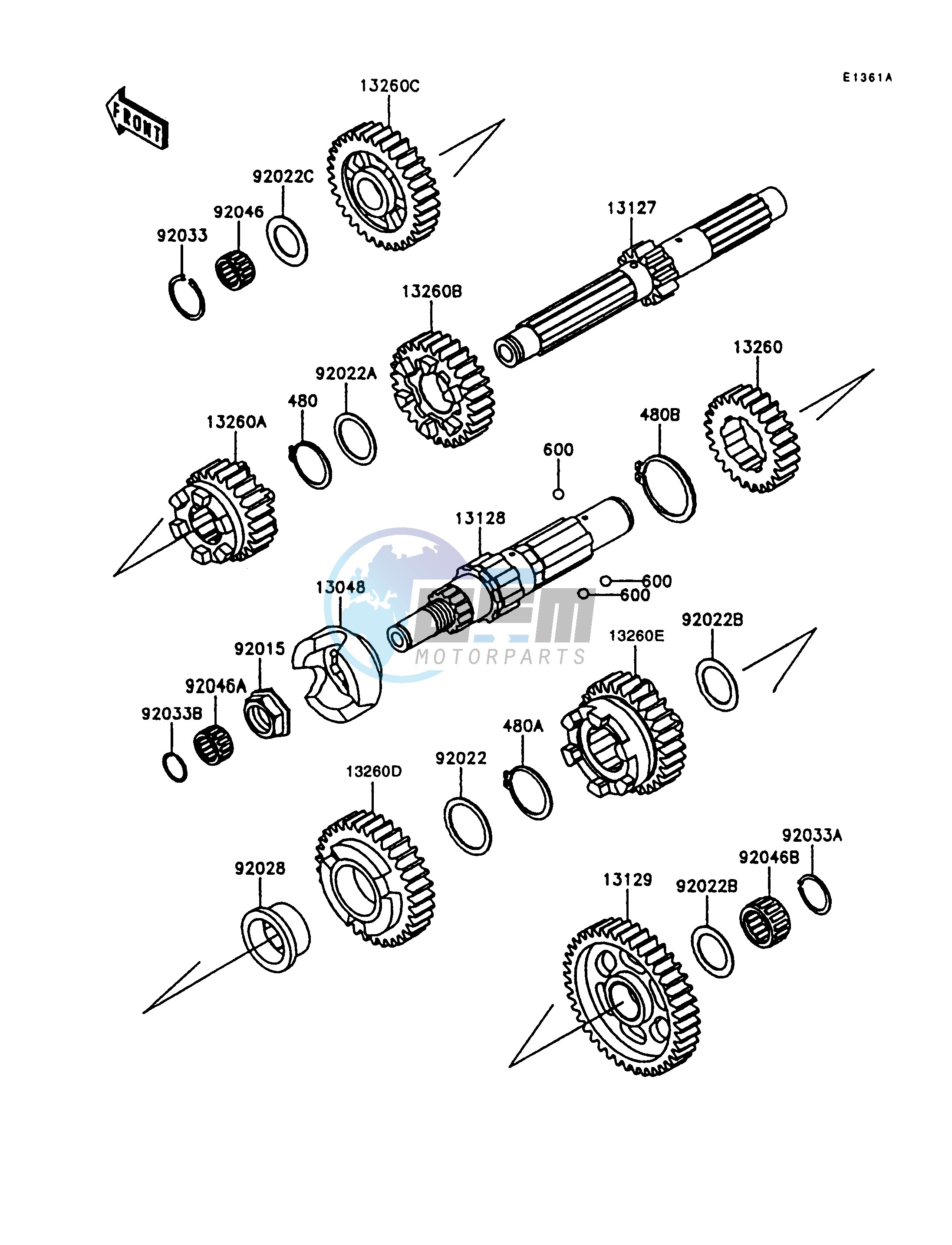 TRANSMISSION-- VN1500-A11_A12_A13- -