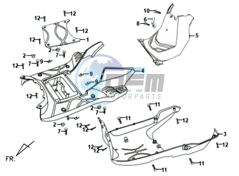 COWLING / FOOTREST / FLOOR MAT