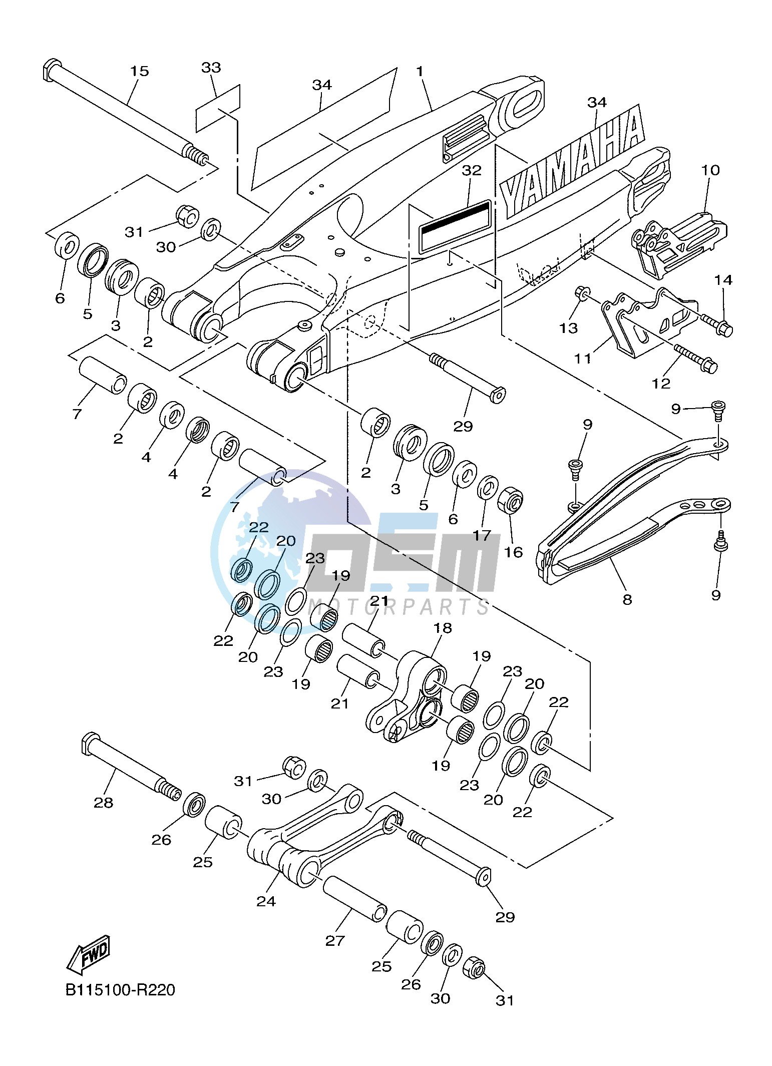 REAR ARM