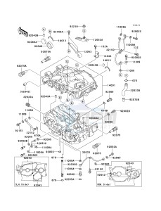 EN 500 C [VULCAN 500 LTD] (C6F-C9F) C9F drawing CRANKCASE