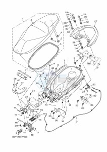 GPD125-A NMAX 125 (BAL3) drawing REAR ARM & SUSPENSION