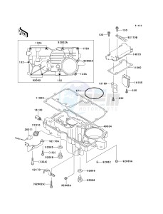 ZX 1100 D [NINJA ZX-11] (D7-D9) [NINJA ZX-11] drawing BREATHER COVER_OIL PAN