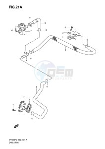 SV650S (E2) drawing 2ND AIR (MODEL K7)