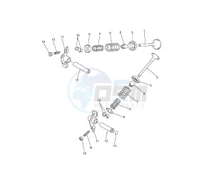 VP X-CITY 250 drawing VALVE