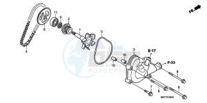 XL1000V9 Europe Direct - (ED) drawing WATER PUMP