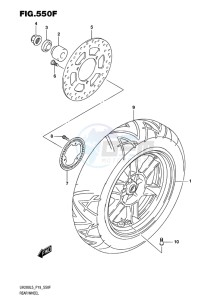 UH200 ABS BURGMAN EU drawing REAR WHEEL