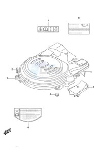 DF 90A drawing Ring Gear Cover