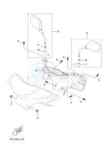 YN50 YN50FU NEO'S 4 (2ACN 2ACN) drawing COWLING 1