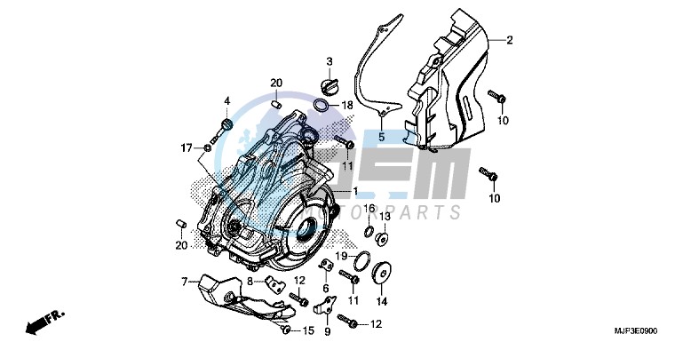 LEFT CRANKCASE COVER