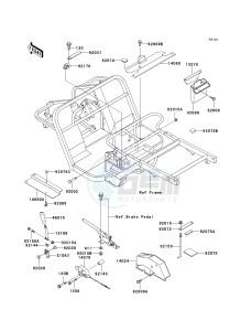 KAF 300 C [MULE 550] (C1-C5) [MULE 550] drawing FRAME FITTINGS