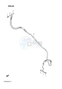 VS750GL (E1) INTRUDER drawing CLUTCH HOSE