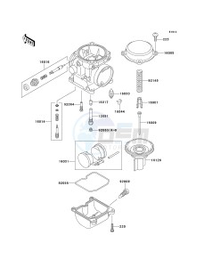 ER 500 A [ER5] (A3-A4) [ER5] drawing CARBURETOR PARTS