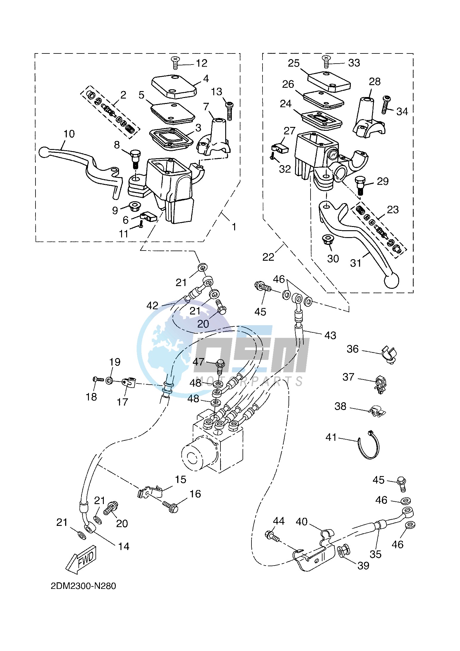 FRONT MASTER CYLINDER