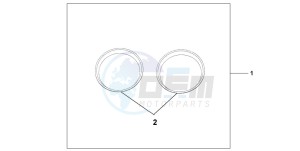 CBF500 drawing METER RING