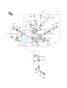 EL 250 E [ELIMINATER 250] (E1-E4) [ELIMINATER 250] drawing FRONT MASTER CYLINDER-- EL250-E2_E3_E4- -