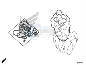 CBR500RAH CBR500R ED drawing GASKET KIT A