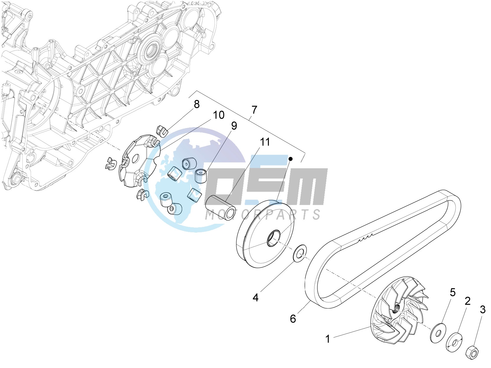 Driving pulley