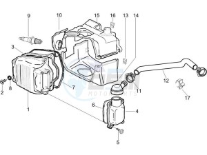 Fly 125 4t drawing Cylinder head cover