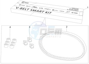 Typhoon 50 4T 4V E2 (NAFTA) drawing Kit trasmissione