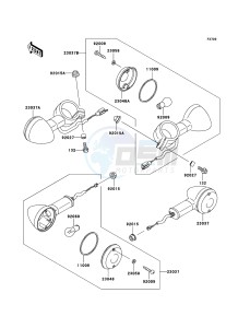 VN800 CLASSIC VN800-B10P GB XX (EU ME A(FRICA) drawing Turn Signals