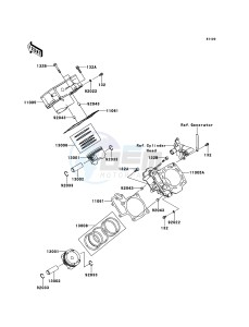 KVF750 4x4 KVF750LCS EU GB drawing Cylinder/Piston(s)