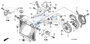 TRX450ERC drawing RADIATOR