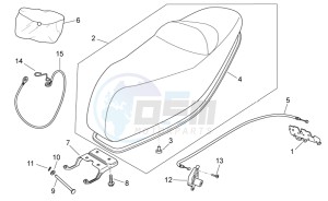 Atlantic 125 e3 drawing Saddle