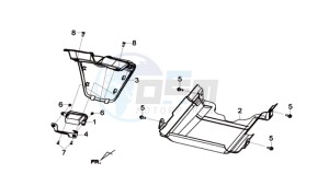 Joymax 300i ABS drawing LOWER COVER