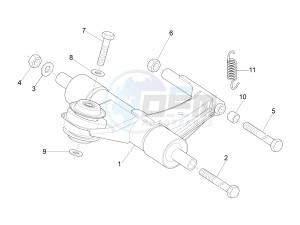 LT 150 4T 3V IE NOABS E3 (APAC) drawing Swinging arm