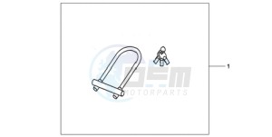 CBR1000RA9 France - (F / ABS CMF) drawing U-LOCK