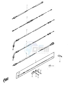 KZ 400 S [SPECIAL] (S) [SPECIAL] drawing CABLES -- 75 S- -